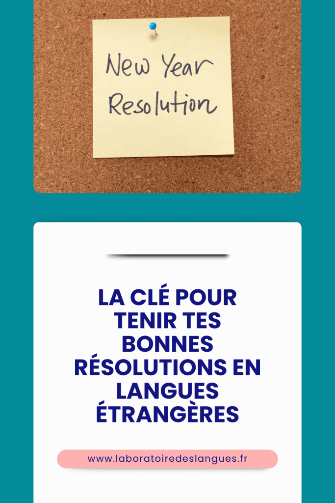 Objectifs langues